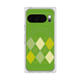 Premium Square Case with Pixelsnap［ Nordic Argyle - Green ］