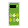 Premium Square Case with Pixelsnap［ Nordic Argyle - Green ］
