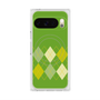 Premium Square Case with Pixelsnap［ Nordic Argyle - Green ］