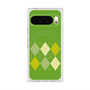 Premium Square Case with Pixelsnap［ Nordic Argyle - Green ］
