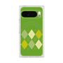 Premium Square Case with Pixelsnap［ Nordic Argyle - Green ］