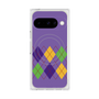 Premium Square Case with Pixelsnap［ Nordic Argyle - Purple ］