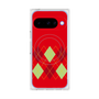 Premium Square Case with Pixelsnap［ Nordic Argyle - Red ］