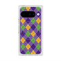 Premium Square Case with Pixelsnap［ Argyle - Purple ］