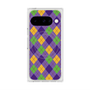 Premium Square Case with Pixelsnap［ Argyle - Purple ］
