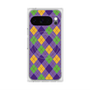 Premium Square Case with Pixelsnap［ Argyle - Purple ］
