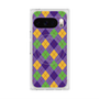 Premium Square Case with Pixelsnap［ Argyle - Purple ］