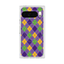 Premium Square Case with Pixelsnap［ Argyle - Purple ］