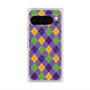 Premium Square Case with Pixelsnap［ Argyle - Purple ］