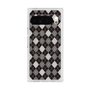 Premium Square Case with Pixelsnap［ Argyle - Black ］