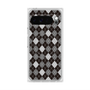 Premium Square Case with Pixelsnap［ Argyle - Black ］