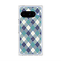 Premium Square Case with Pixelsnap［ Argyle - Blue ］