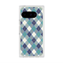 Premium Square Case with Pixelsnap［ Argyle - Blue ］