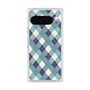 Premium Square Case with Pixelsnap［ Argyle - Blue ］