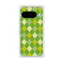 Premium Square Case with Pixelsnap［ Argyle - Green ］