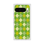 Premium Square Case with Pixelsnap［ Argyle - Green ］