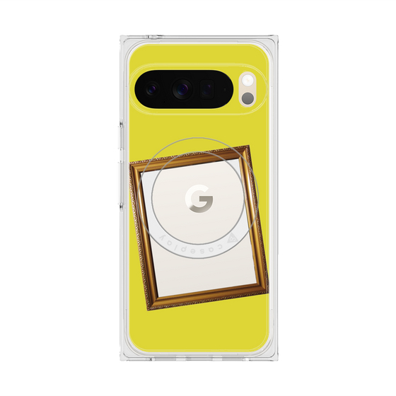 Premium Square Case with Pixelsnap［ Photo Frame - Yellow ］