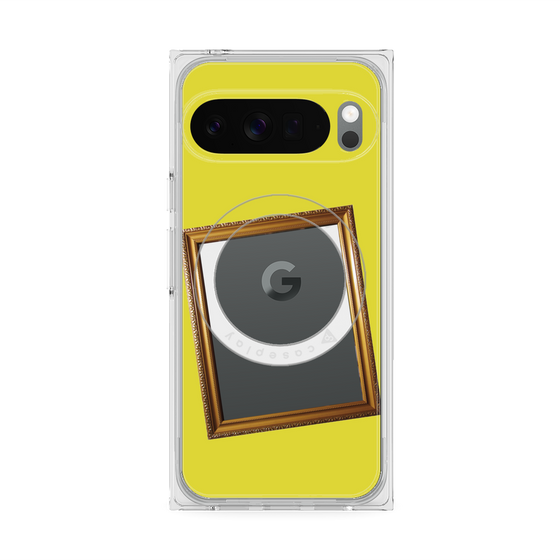 Premium Square Case with Pixelsnap［ Photo Frame - Yellow ］