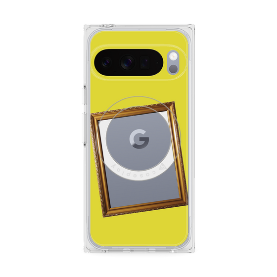 Premium Square Case with Pixelsnap［ Photo Frame - Yellow ］