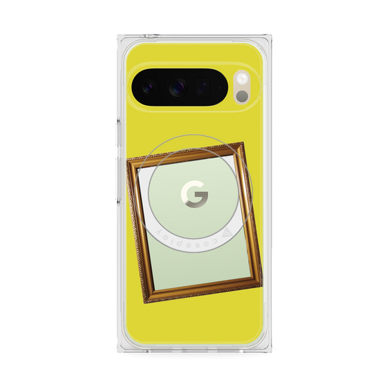 Premium Square Case with Pixelsnap［ Photo Frame - Yellow ］