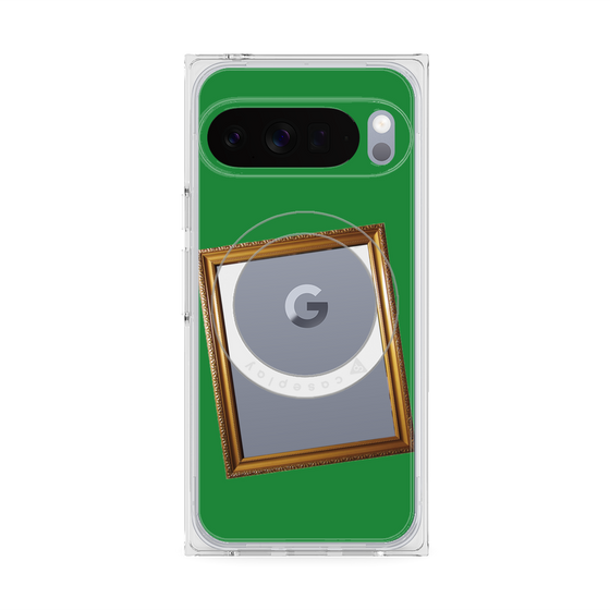 Premium Square Case with Pixelsnap［ Photo Frame - Green ］