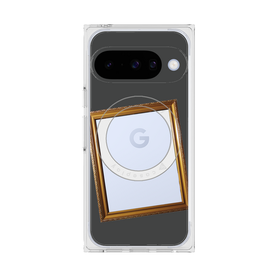 Premium Square Case with Pixelsnap［ Photo Frame - Gray ］