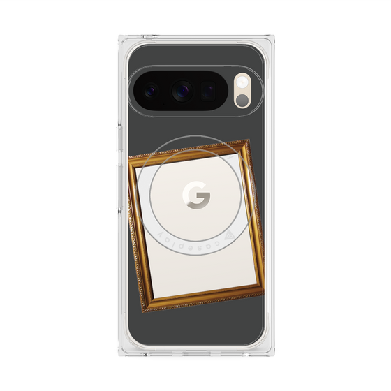 Premium Square Case with Pixelsnap［ Photo Frame - Gray ］