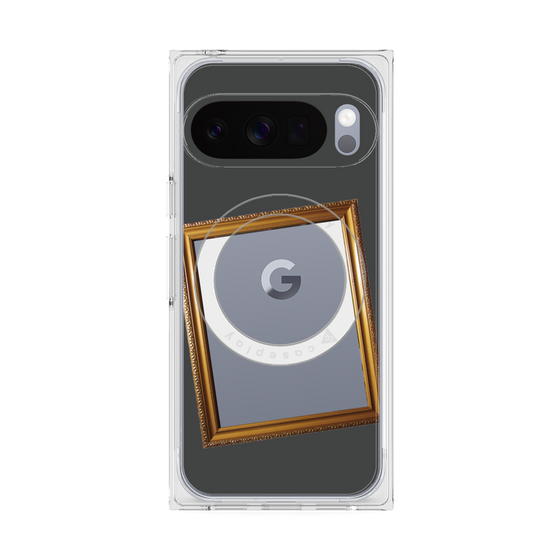 Premium Square Case with Pixelsnap［ Photo Frame - Gray ］