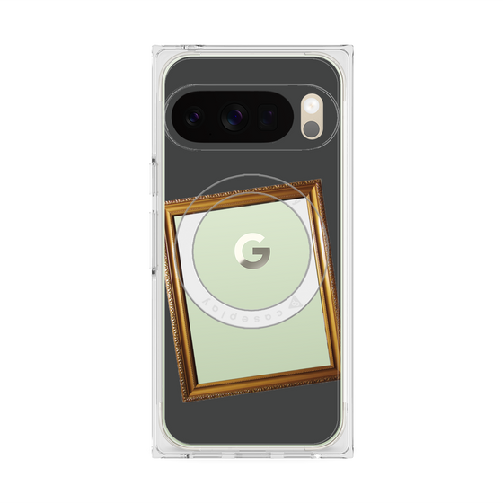 Premium Square Case with Pixelsnap［ Photo Frame - Gray ］