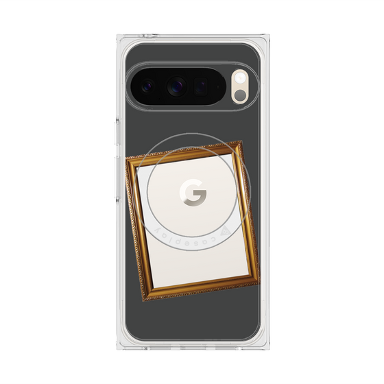 Premium Square Case with Pixelsnap［ Photo Frame - Gray ］