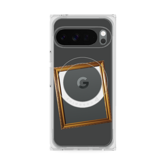 Premium Square Case with Pixelsnap［ Photo Frame - Gray ］