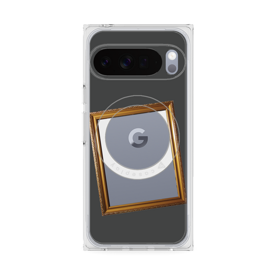 Premium Square Case with Pixelsnap［ Photo Frame - Gray ］