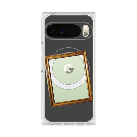 Premium Square Case with Pixelsnap［ Photo Frame - Gray ］