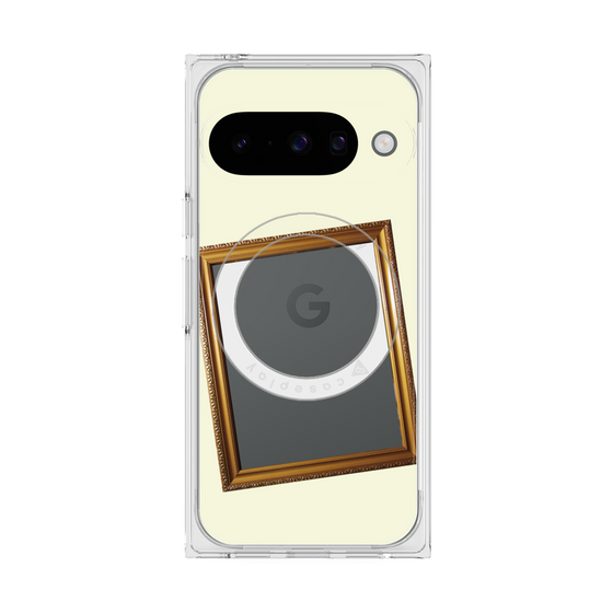 Premium Square Case with Pixelsnap［ Photo Frame - Ivory ］