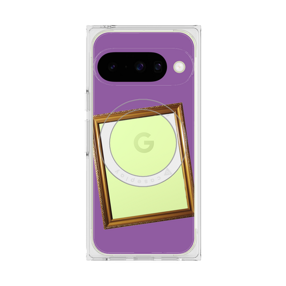 Premium Square Case with Pixelsnap［ Photo Frame - Purple ］