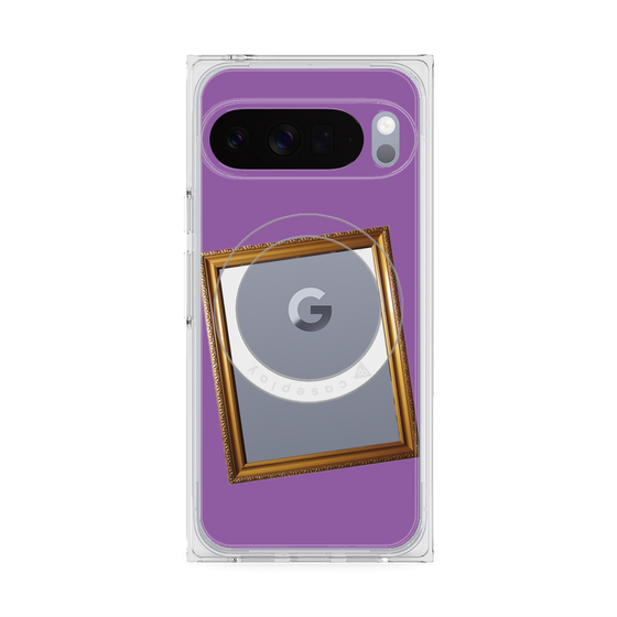 Premium Square Case with Pixelsnap［ Photo Frame - Purple ］
