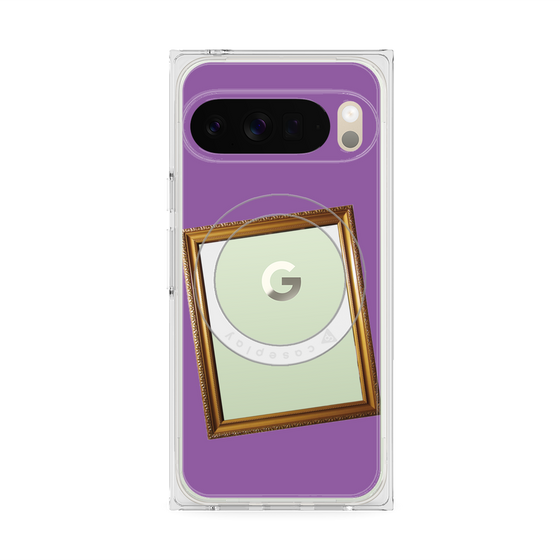 Premium Square Case with Pixelsnap［ Photo Frame - Purple ］