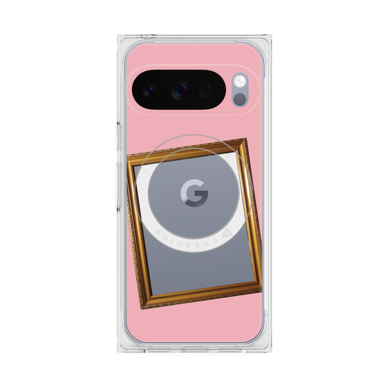 Premium Square Case with Pixelsnap［ Photo Frame - Pink ］