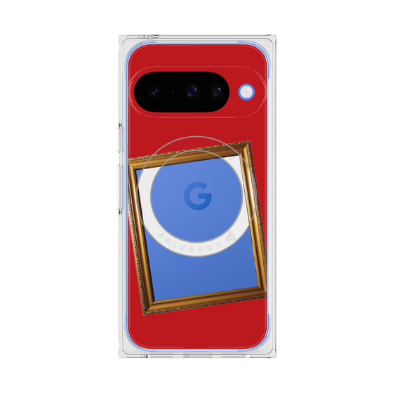 Premium Square Case with Pixelsnap［ Photo Frame - Red ］