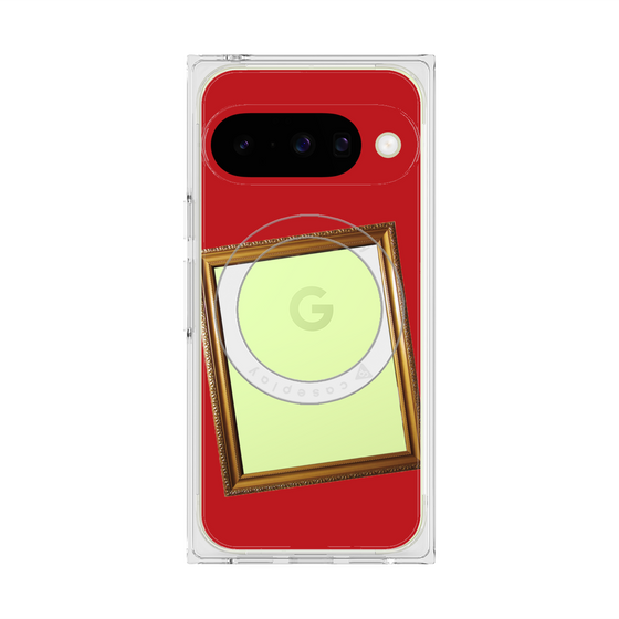 Premium Square Case with Pixelsnap［ Photo Frame - Red ］