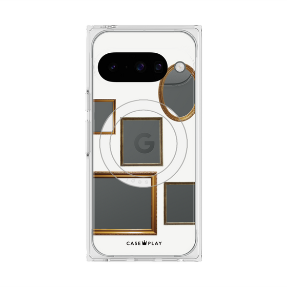 Premium Square Case with Pixelsnap［ Photo Frames - White ］