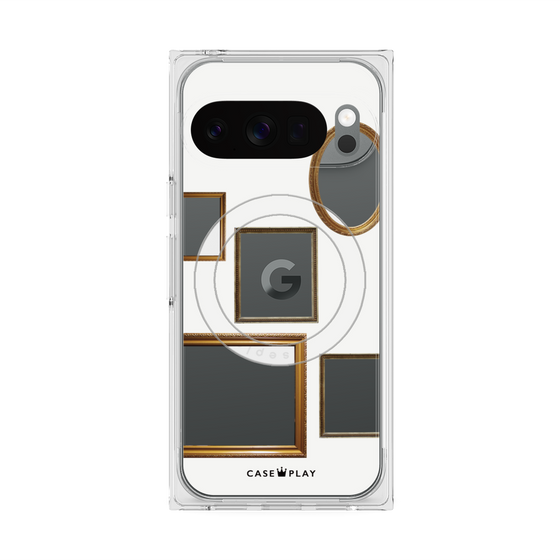 Premium Square Case with Pixelsnap［ Photo Frames - White ］