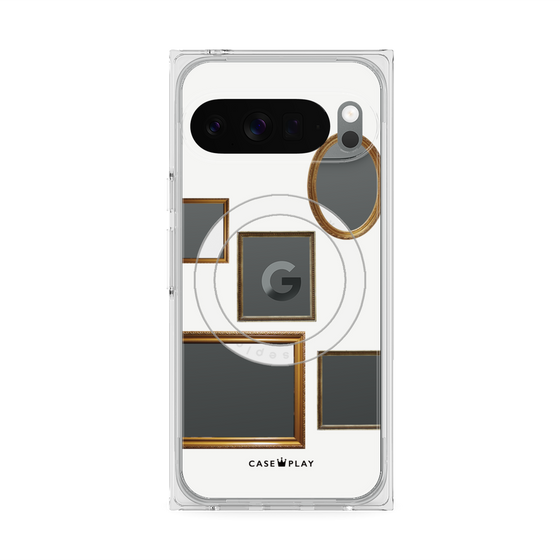 Premium Square Case with Pixelsnap［ Photo Frames - White ］