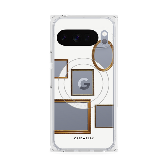 Premium Square Case with Pixelsnap［ Photo Frames - White ］