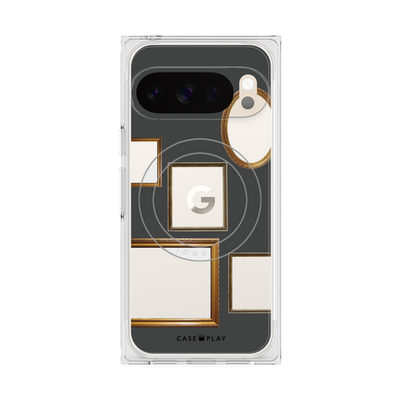 Premium Square Case with Pixelsnap［ Photo Frames - Gray ］