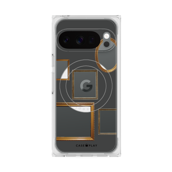 Premium Square Case with Pixelsnap［ Photo Frames - Gray ］