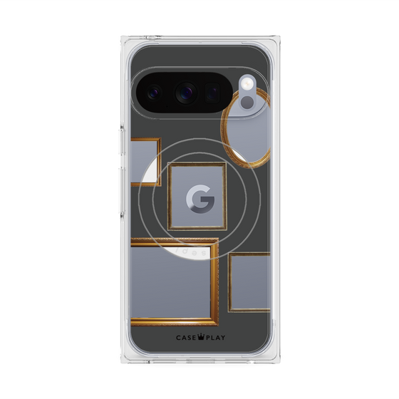 Premium Square Case with Pixelsnap［ Photo Frames - Gray ］