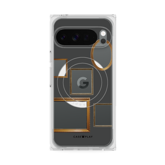 Premium Square Case with Pixelsnap［ Photo Frames - Gray ］