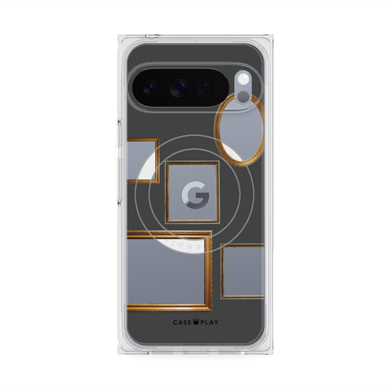 Premium Square Case with Pixelsnap［ Photo Frames - Gray ］