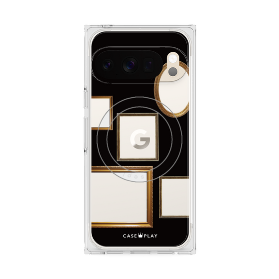 Premium Square Case with Pixelsnap［ Photo Frames - Black ］